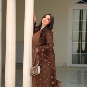 Éclat Brun Abaya